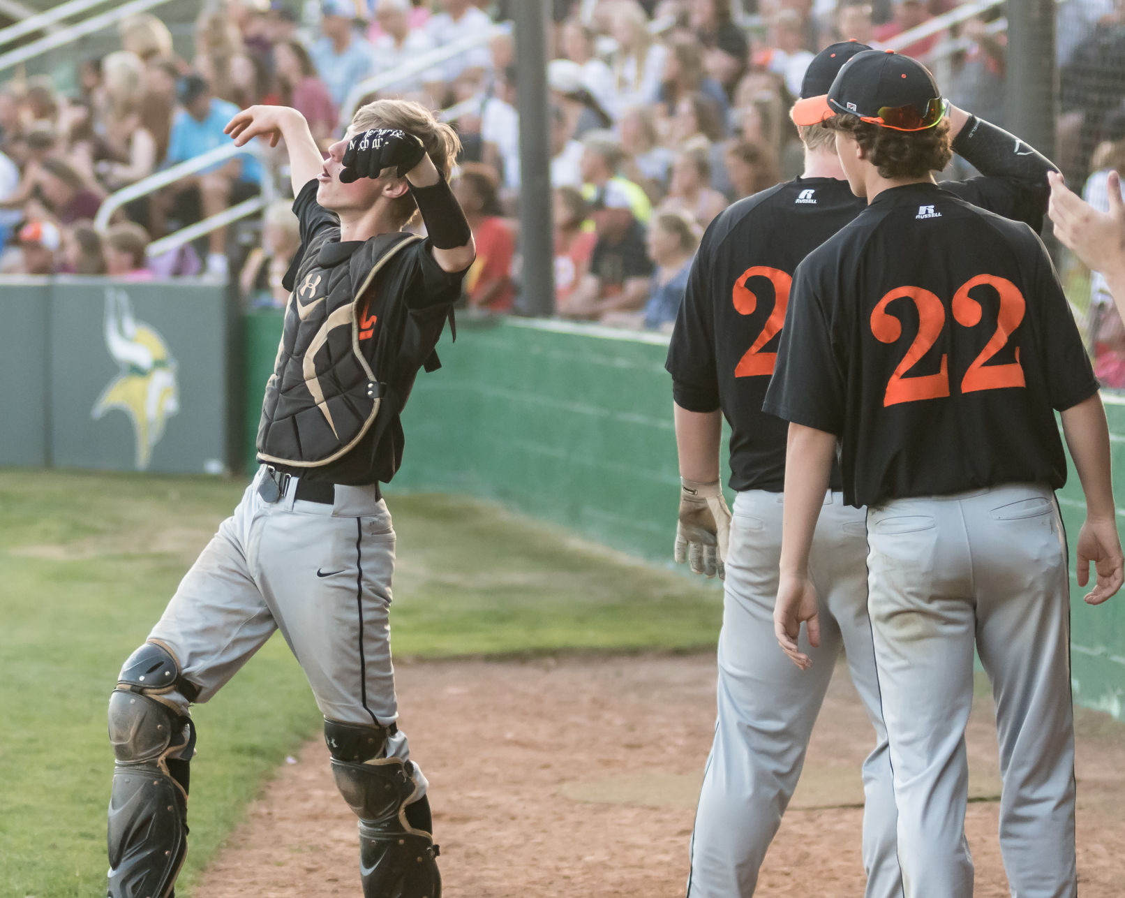 Friday night baseball action